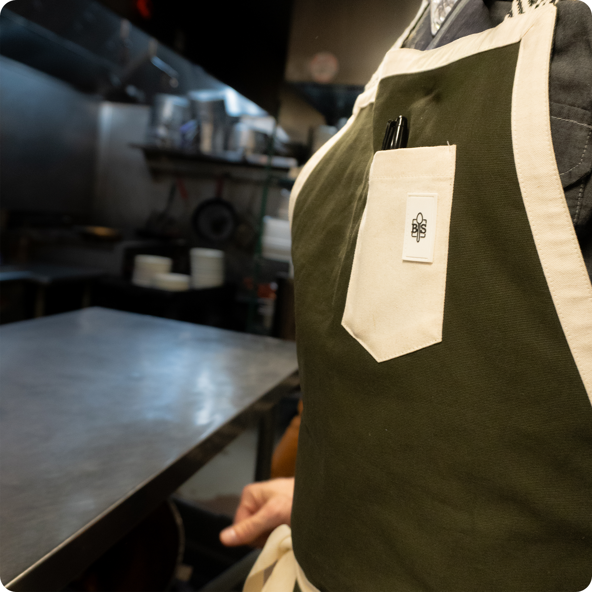 Big Spoon Apron (Green)